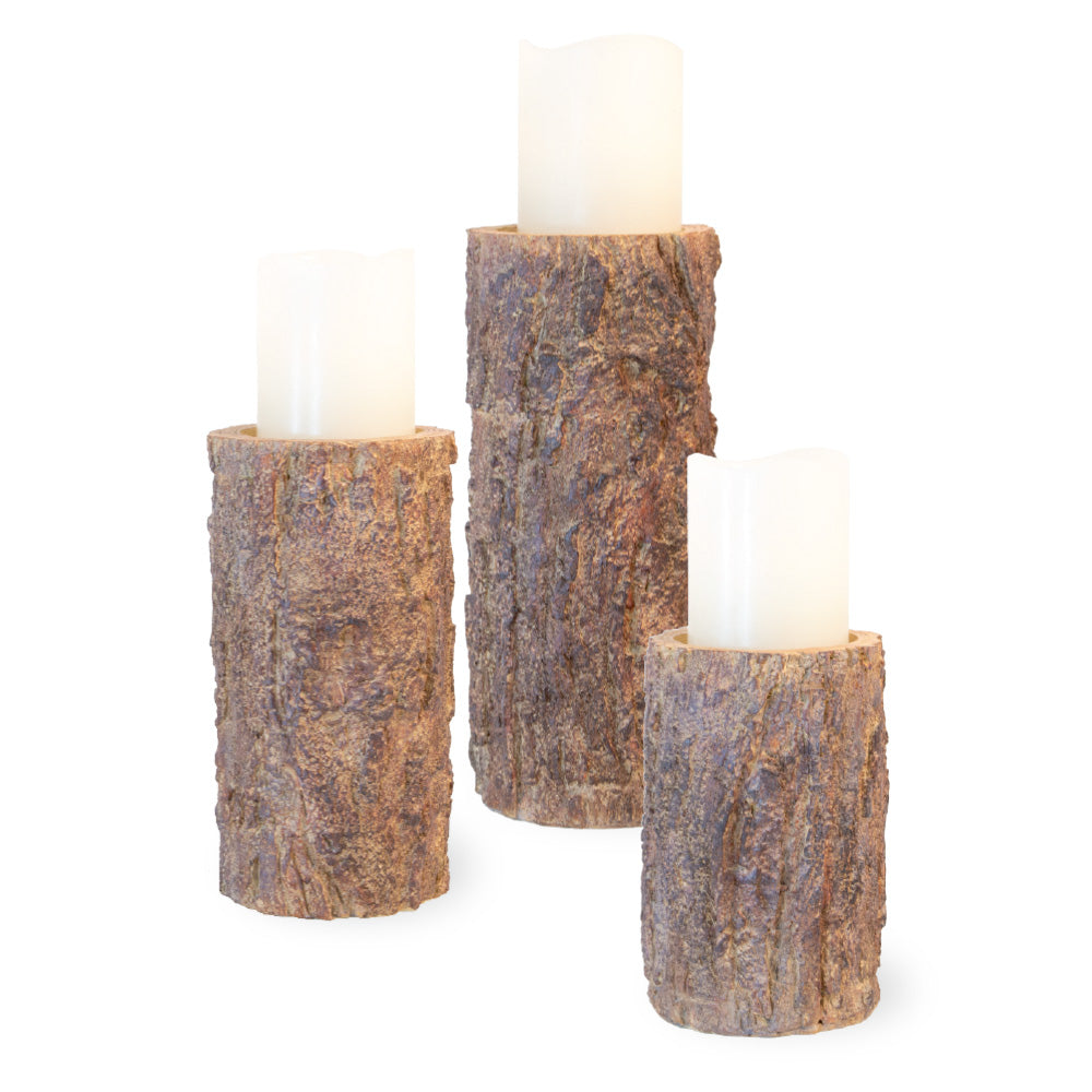 Pine Pillar Set Of 3