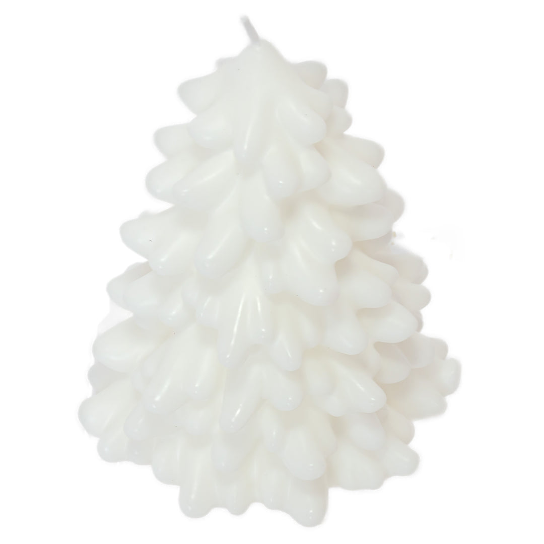 White Spruce Tree Candle Large