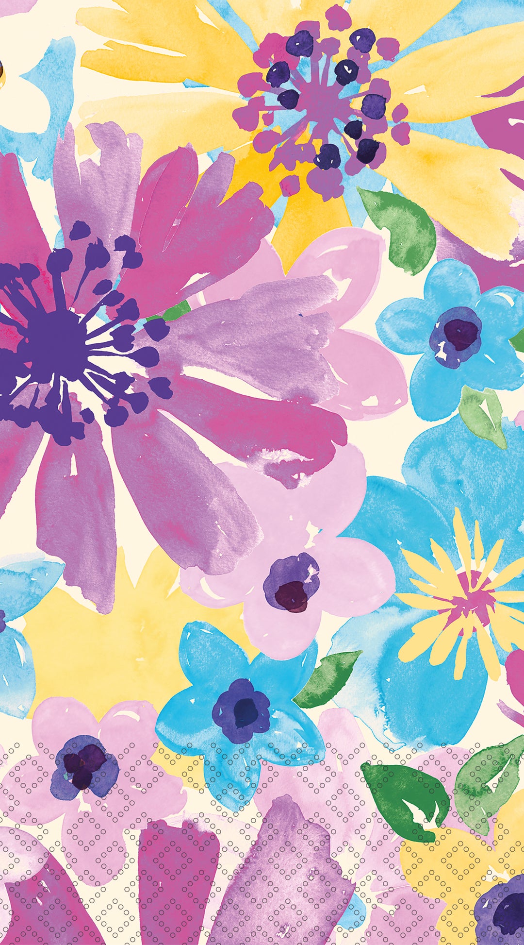 Vibrant Blossom Guest Towel