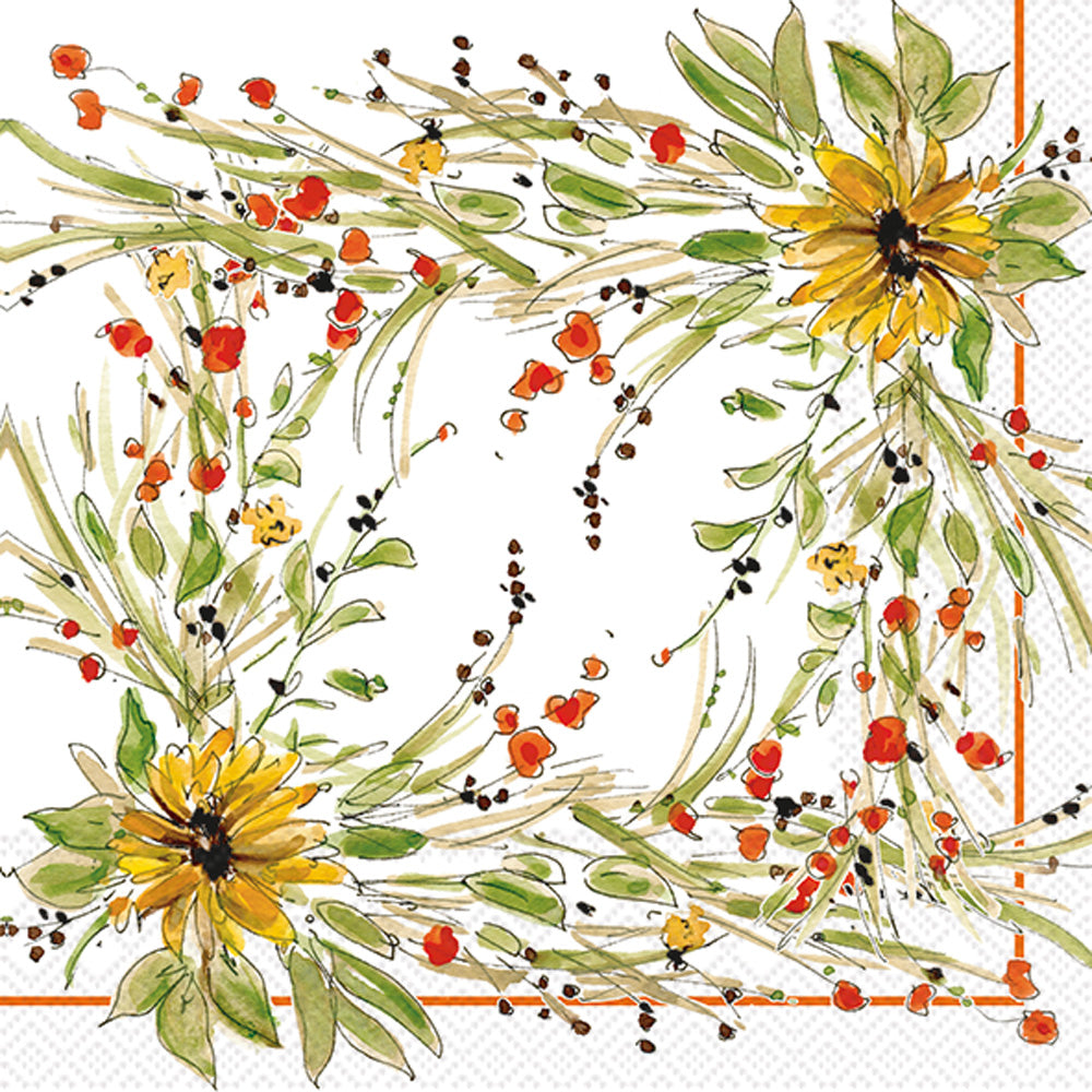 Sunflower Medley Lunch Napkin