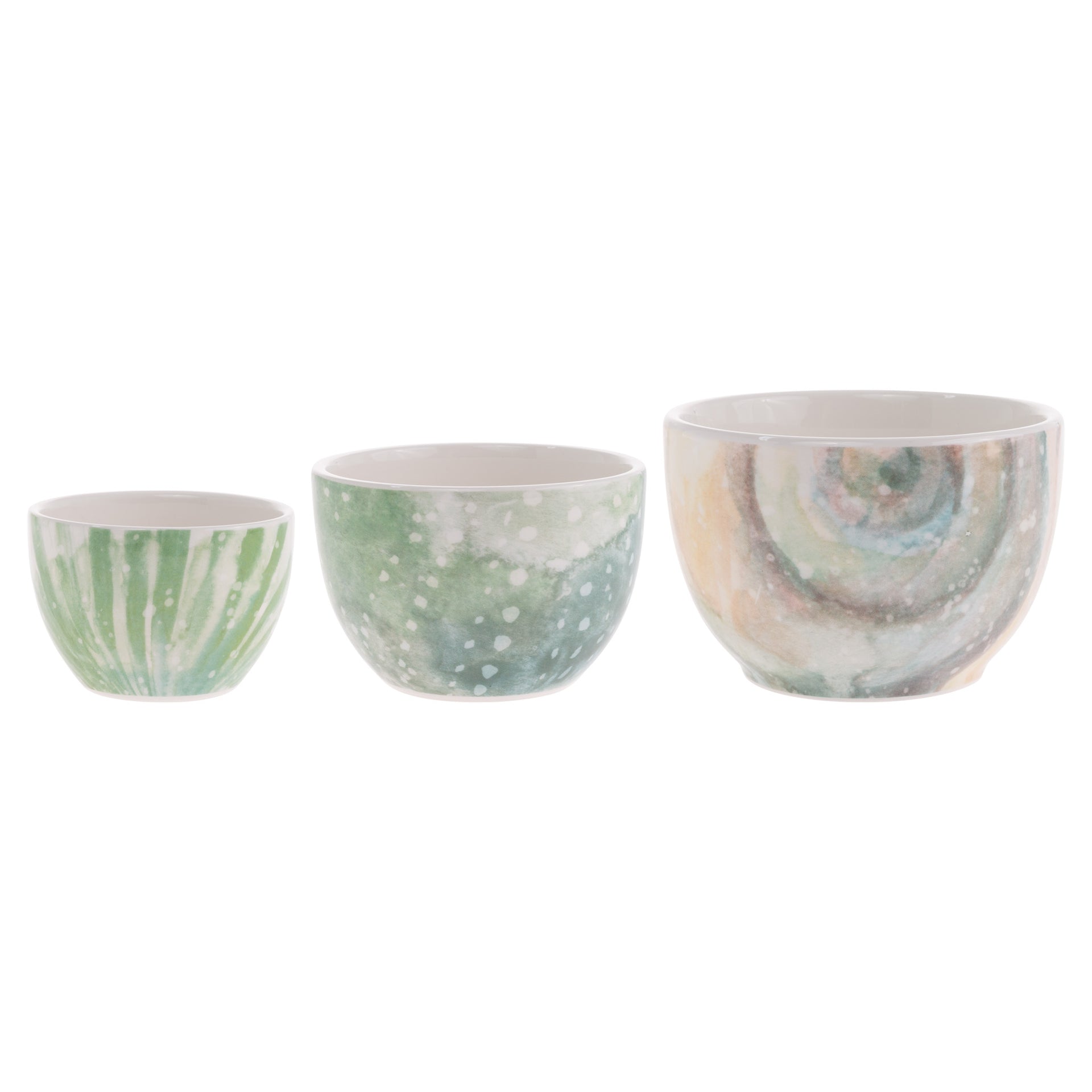 Aquamarine Nesting Bowls (Set of 3)