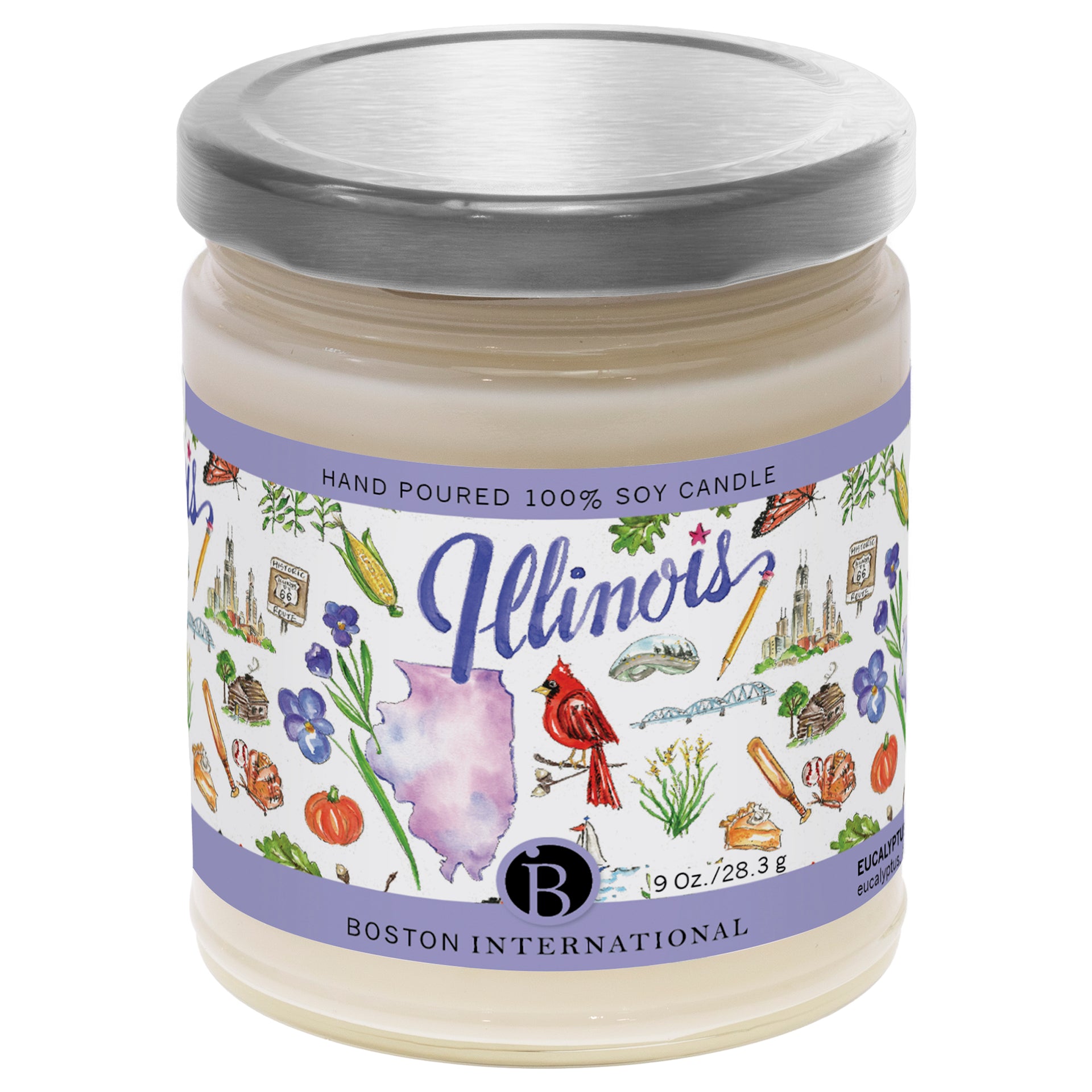 Illinois State Candle