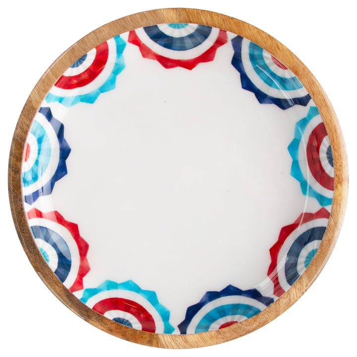 Stars &amp; Stripes Pedestal Platter