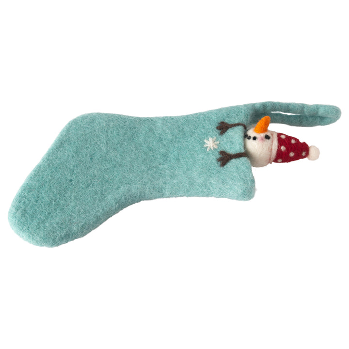 Snowman Mini Stocking