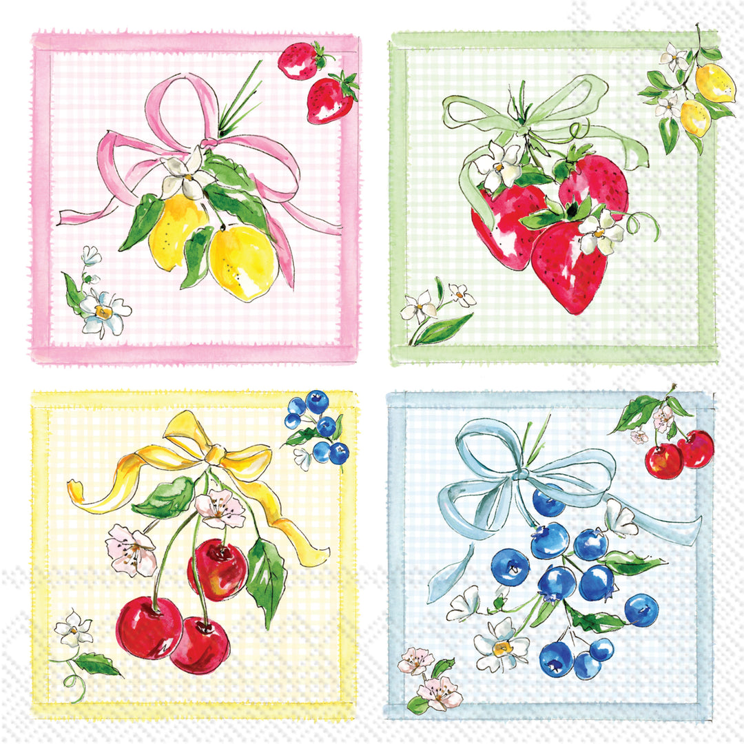 Fruit Medley Cocktail Napkin