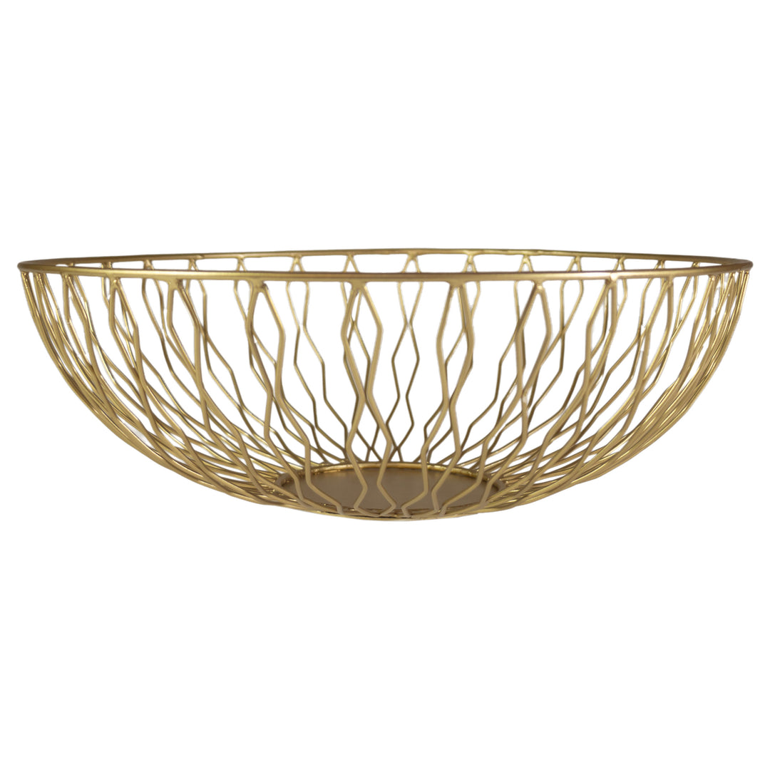 Modern Gold Geometric Bowl