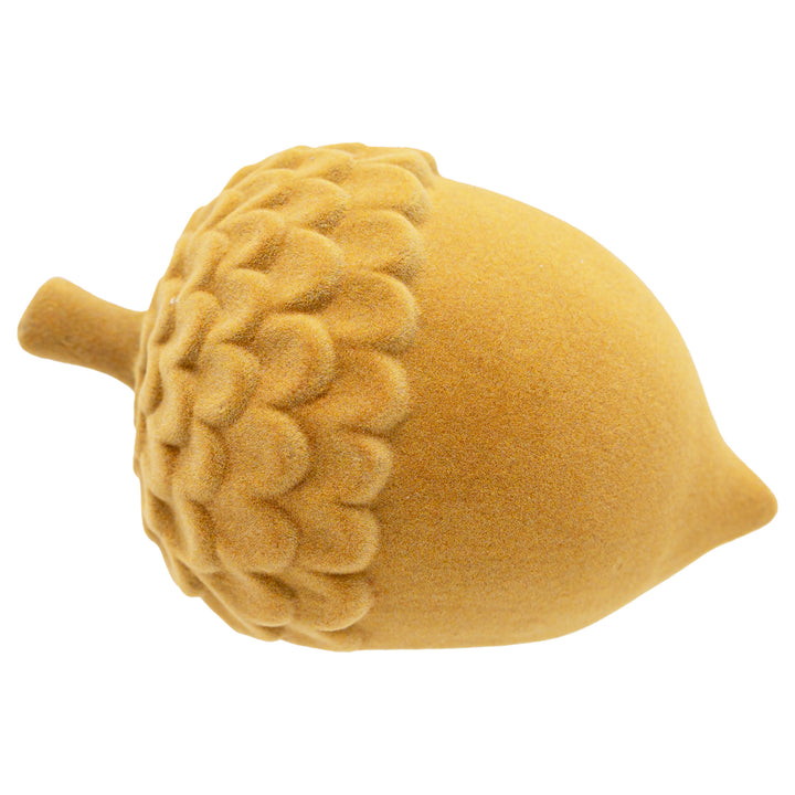 Mustard Flocked Acorn