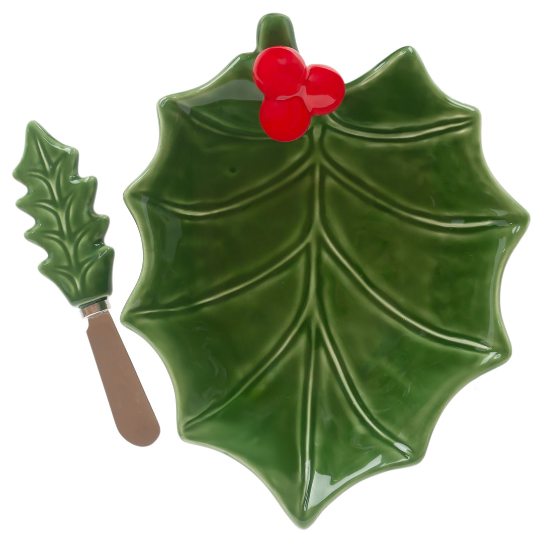 Holly And Berry Bowl and Spreader
