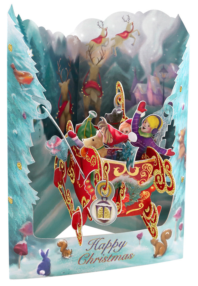 Sleigh Display Card