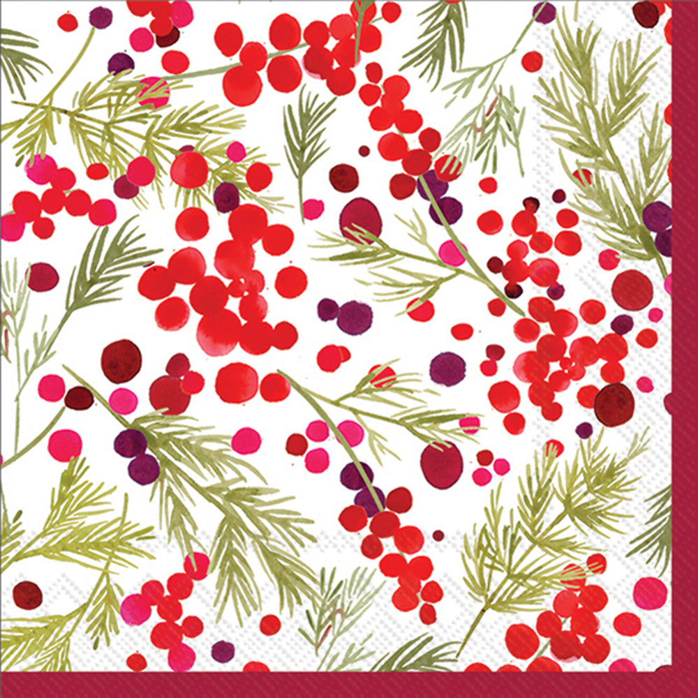 Merry Berries Cocktail Napkin