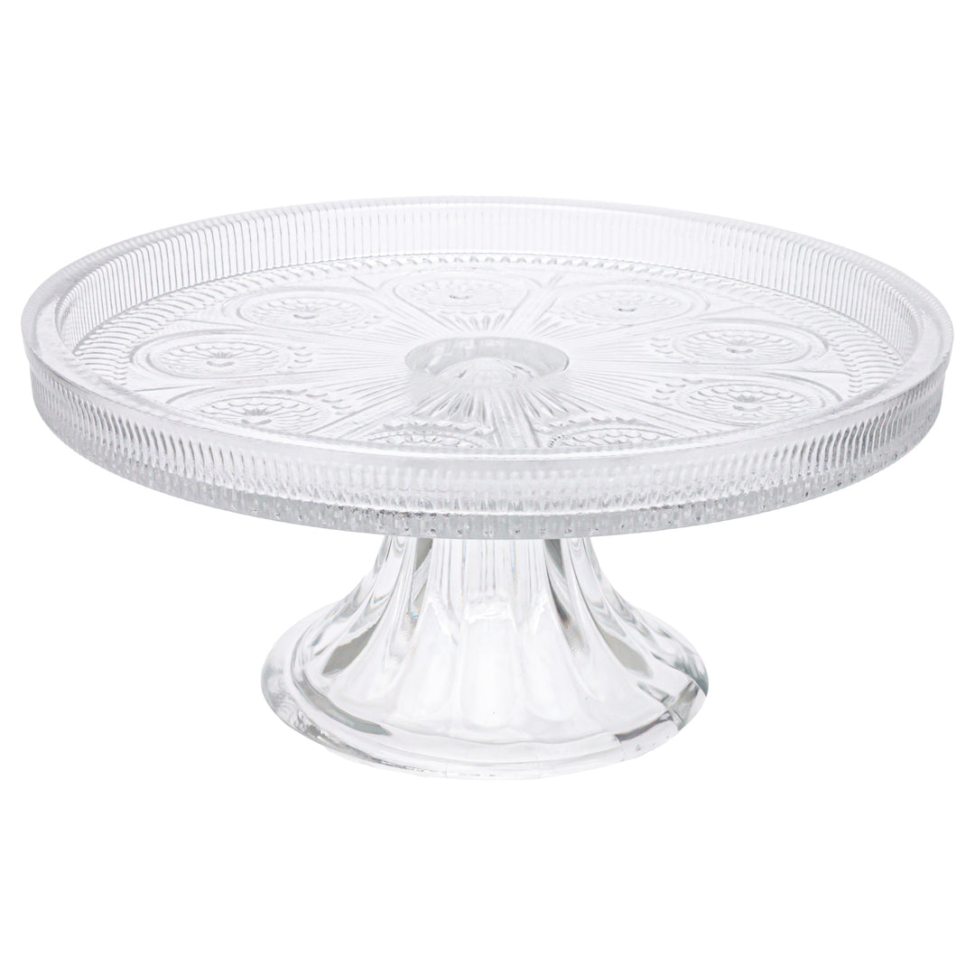 Clear Codi Glass Cake Stand