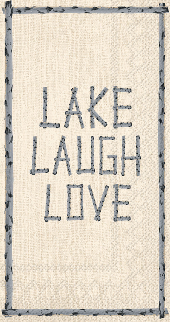 Lake Laugh Love Guest Towel
