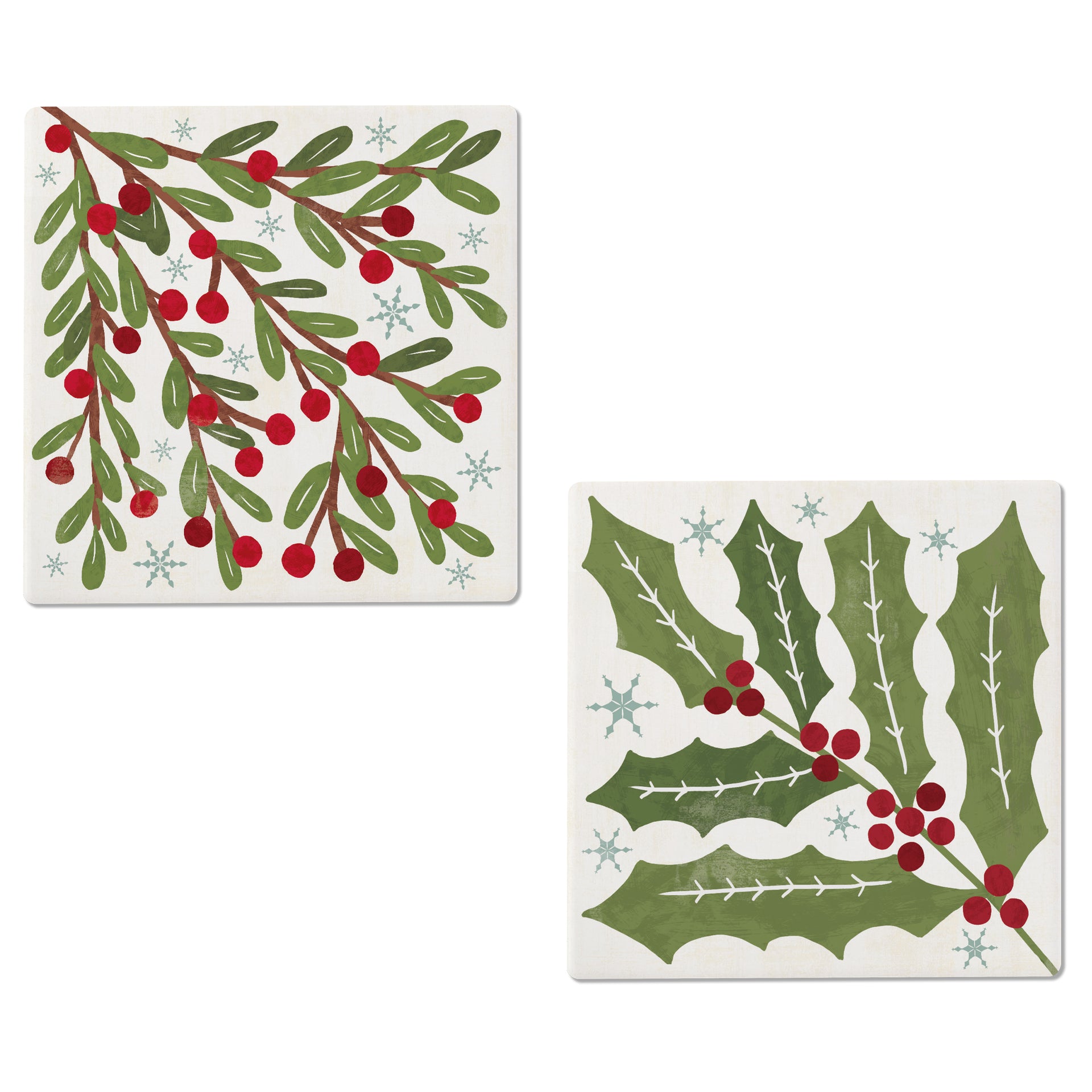 Winter Berry Coasters