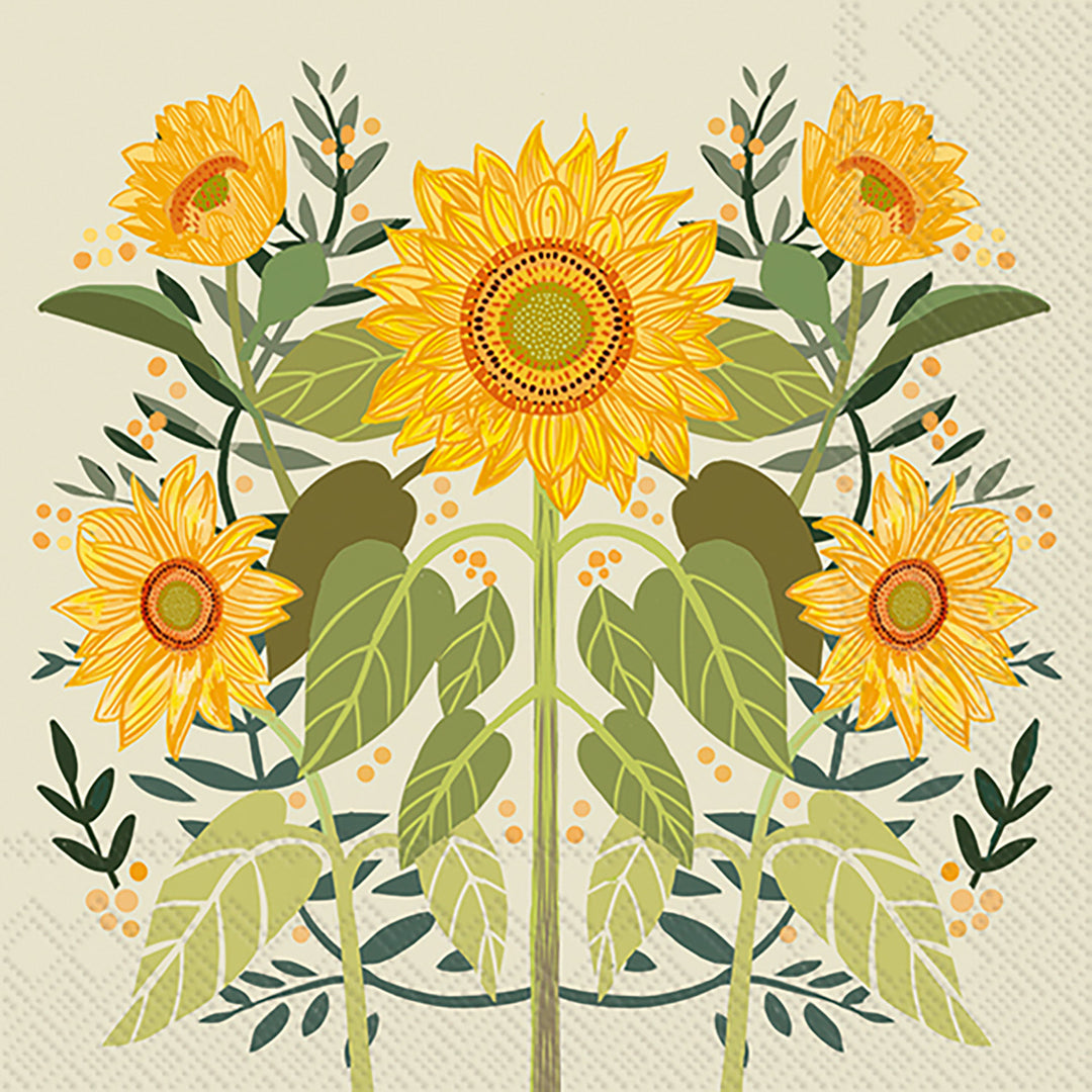 Sunflowers Cocktail Napkin