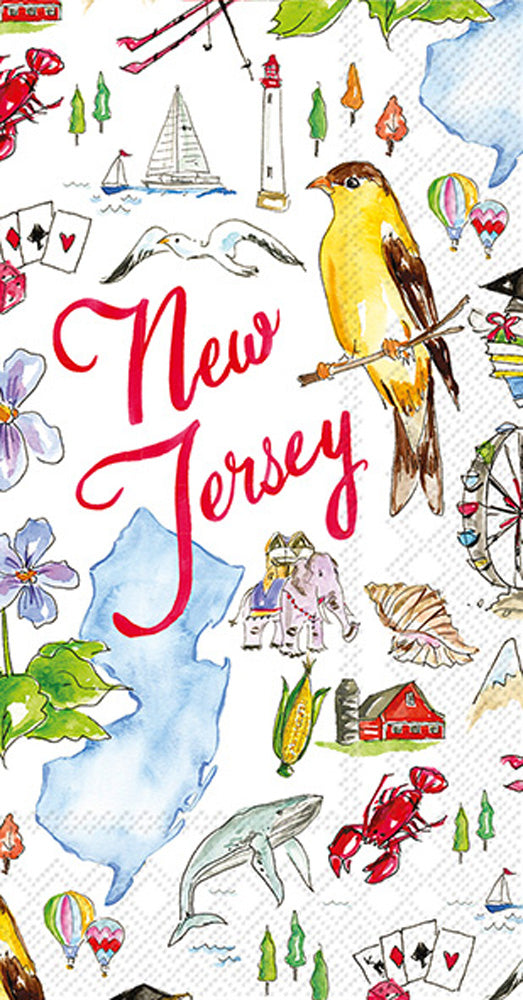 New Jersey State Collection Guest Towel