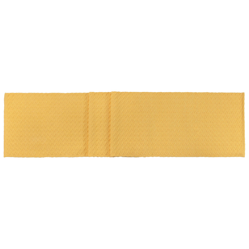 YELLOW COBBLE WOVEN TABLE RUNNER