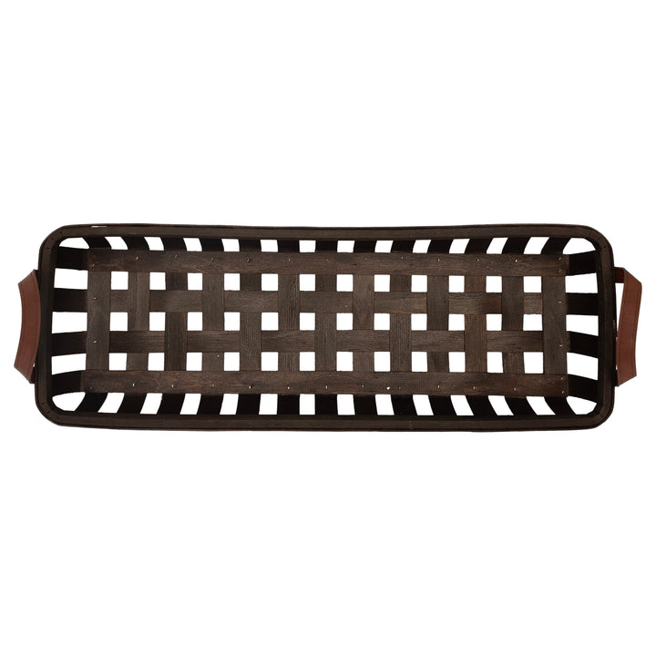 Brown Basketweave Trough s/3