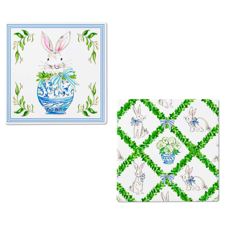 Easter Bunnies Square Coasters