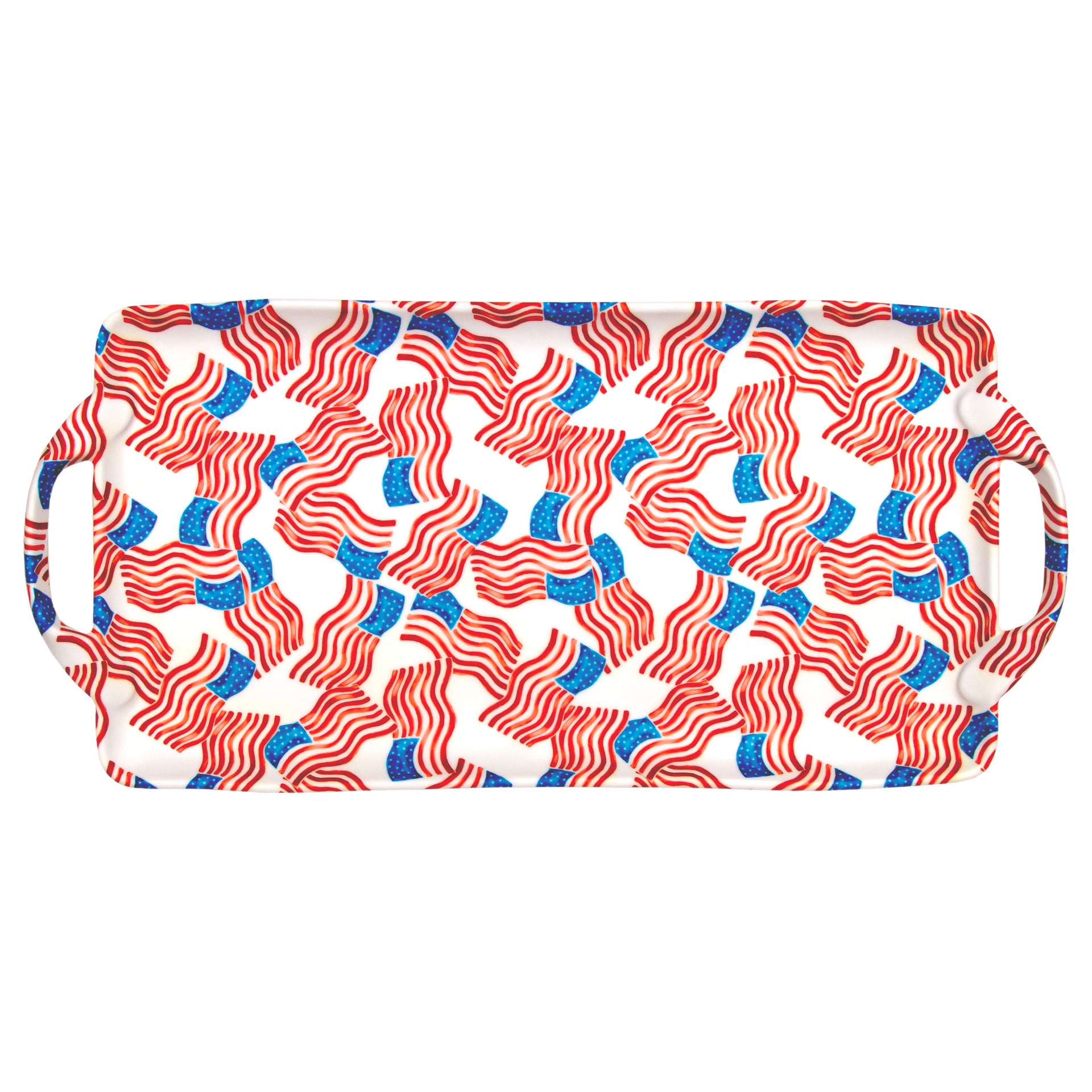 Stars & Stripes Melamine Tray Large