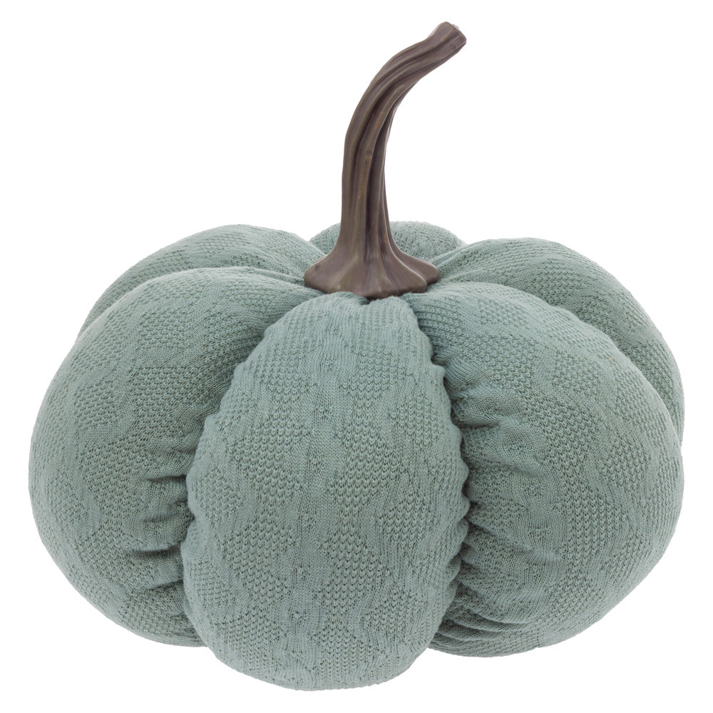 Large Plush Aqua Blue Pumpkin