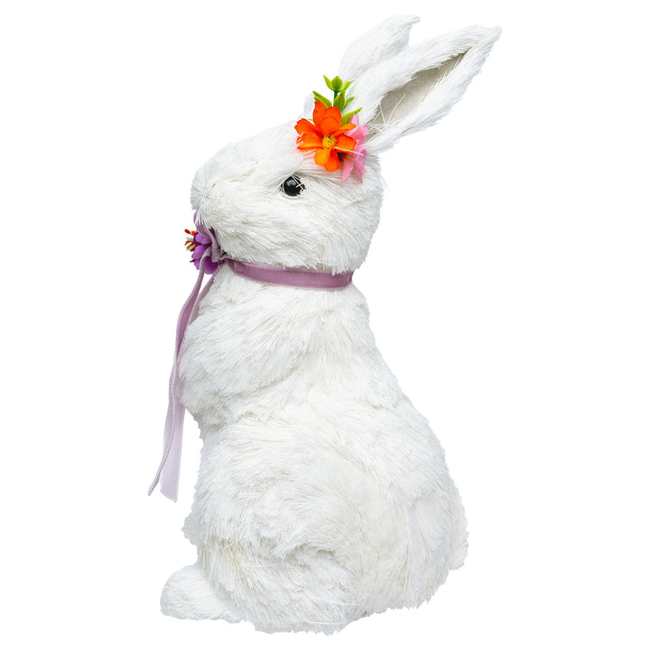Bertie Floral White Bunny