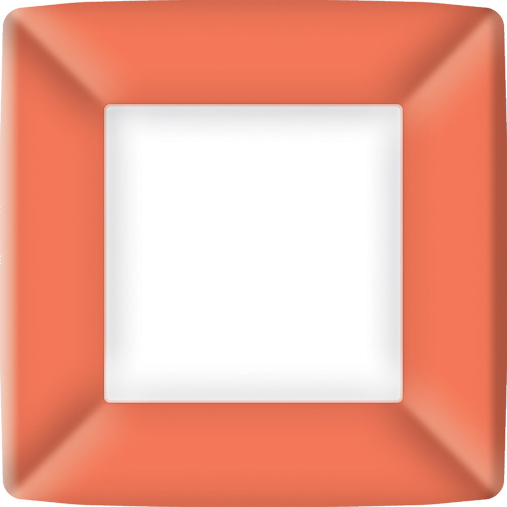 10 SQ PLT/CLASSIC SQUARE coral