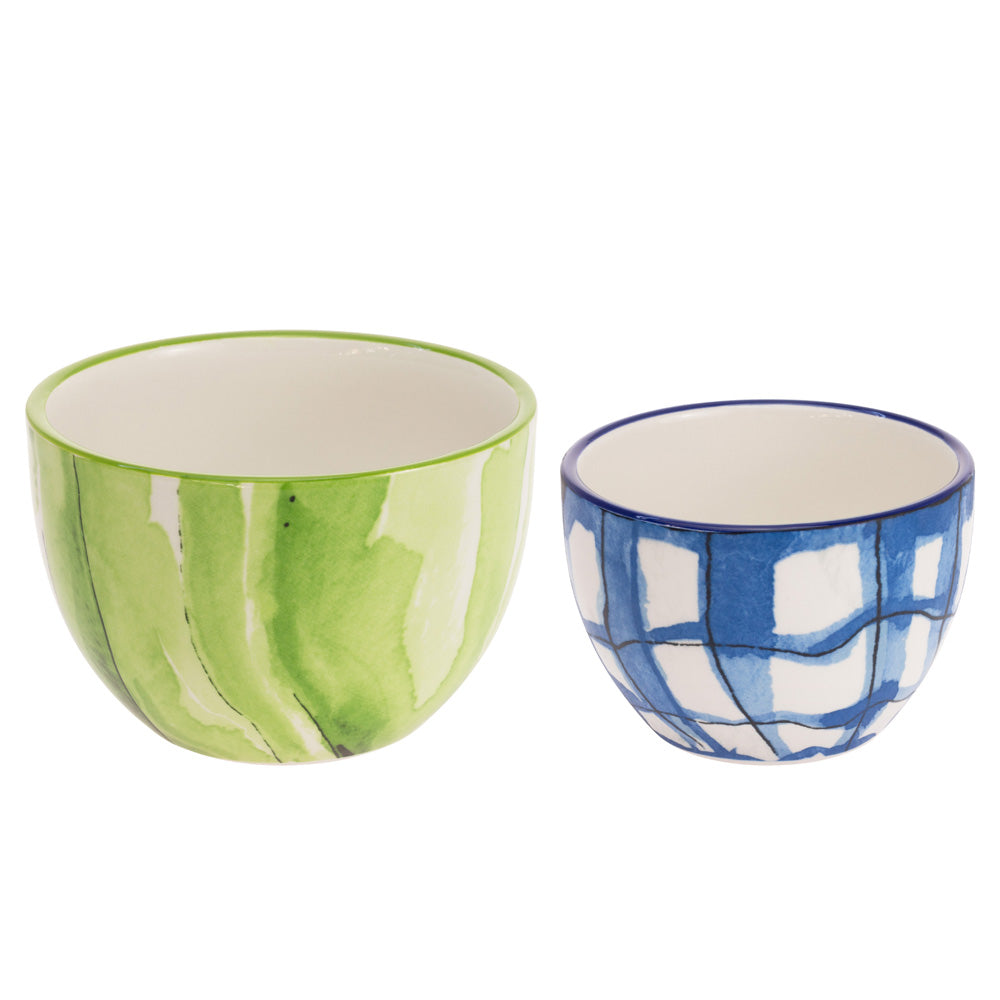 CHINOISERIE PUMPKINS S/2 NESTED BOWLS