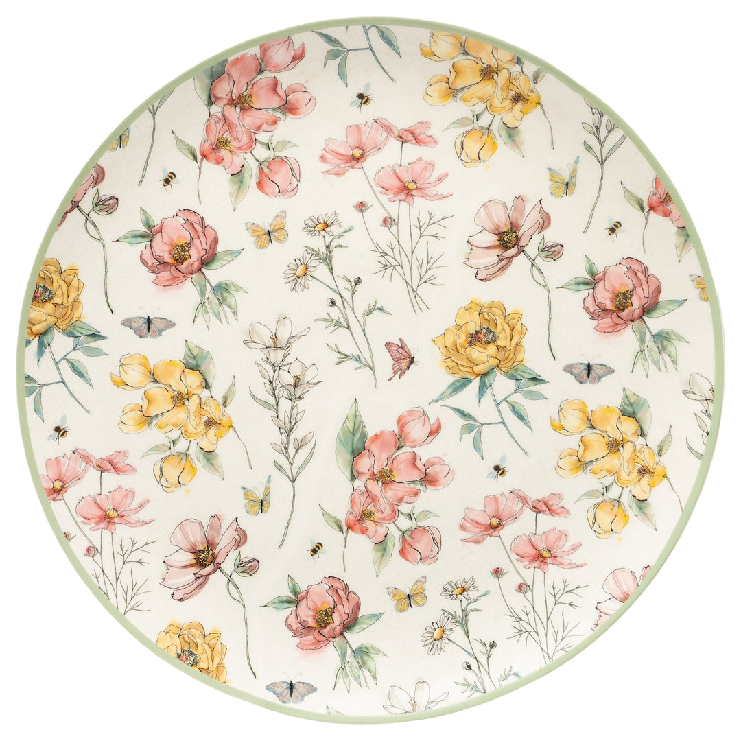 Garden Reverie 14" Round Platter