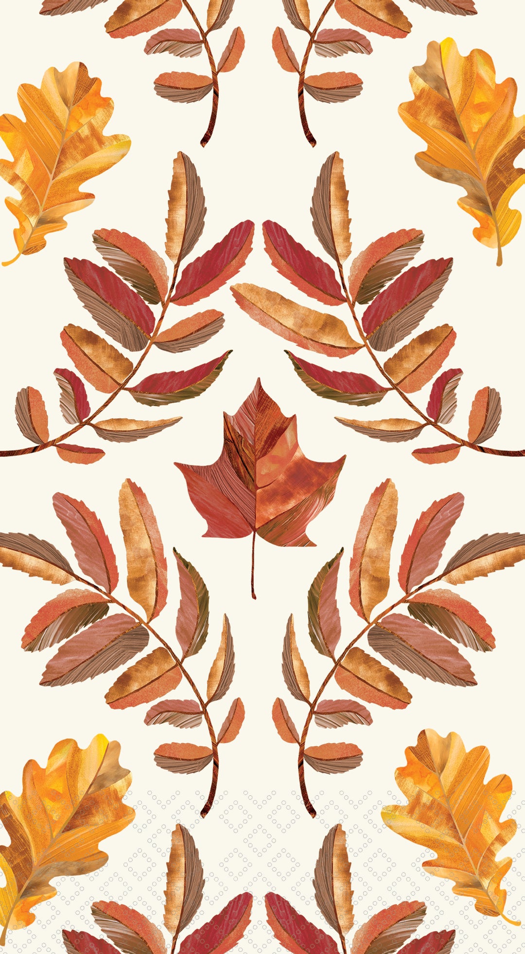 Falling Leaves Tile Guest Towel