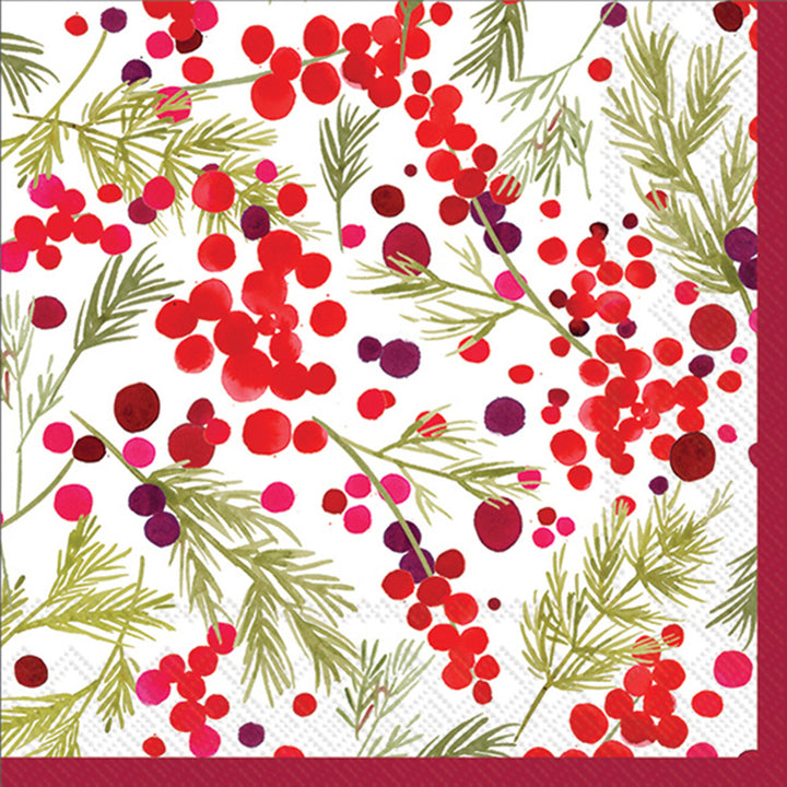 Merry Berries Cocktail Napkin