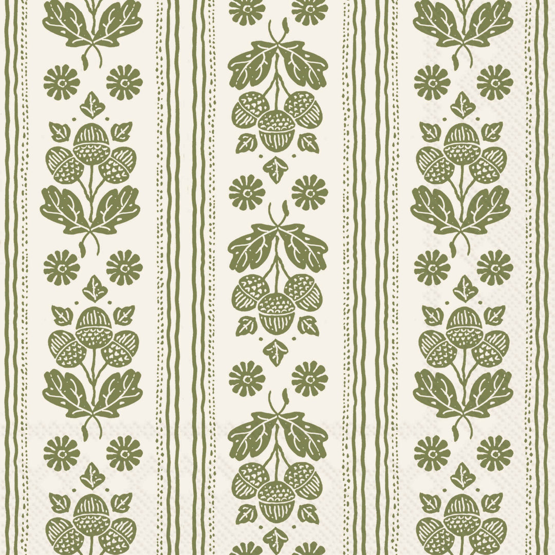 Autumn Wallpaper Green Lunch Napkin