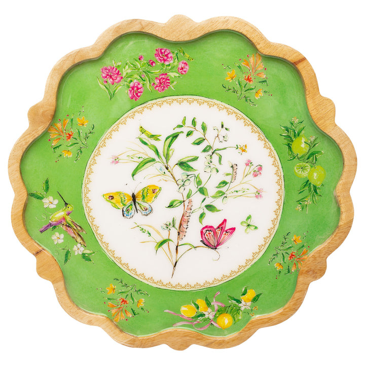 Garden Party Wavy Edge Platter