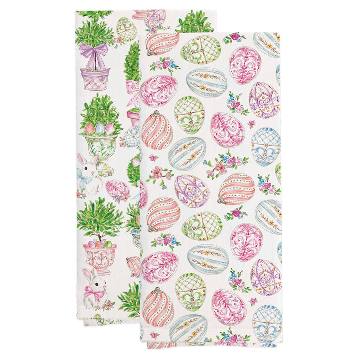 Gilded Eggs Tea Towels (Set of 2)