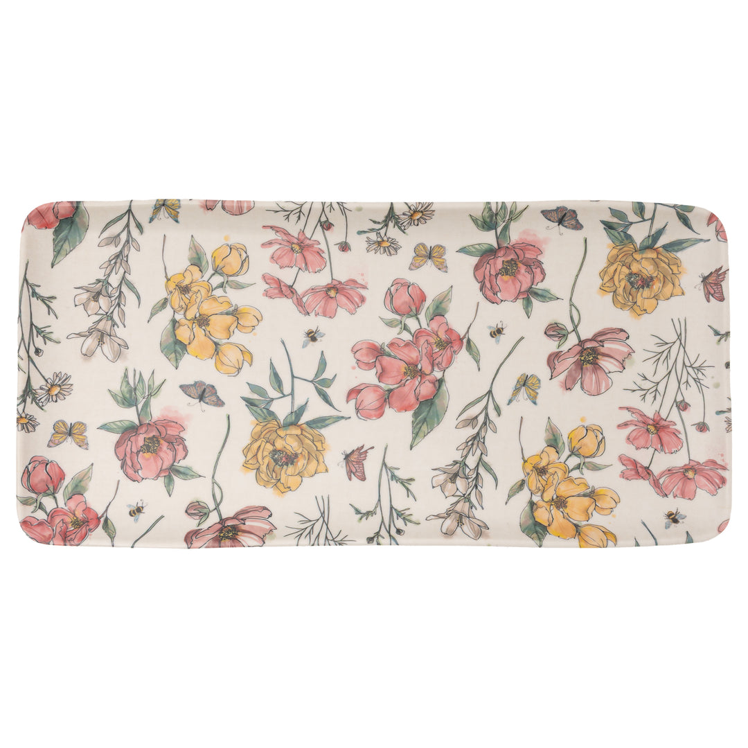 Garden Reverie Melamine Tray Small