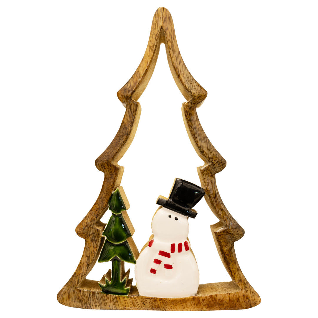 Frosty Snowman Tree