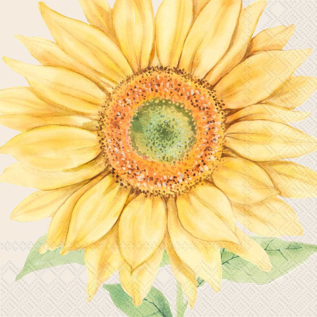 Huge Sunflower Lunch Napkin