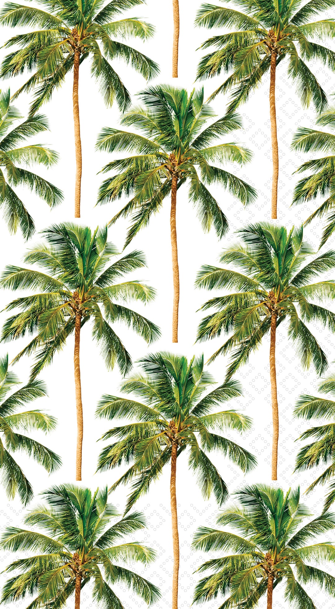Palm Trees Pattern Guest Towel