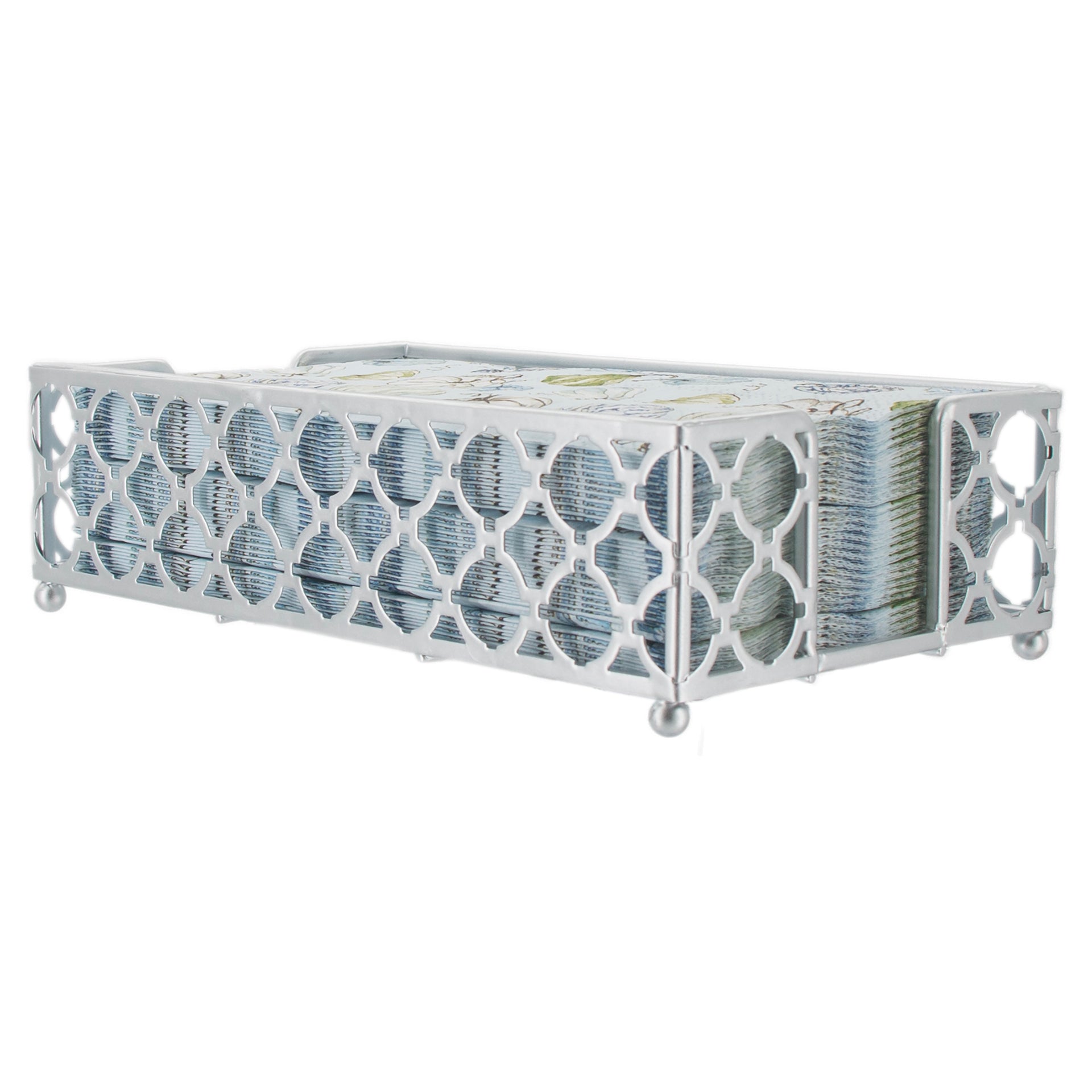 Trellis Guest Caddy Silver