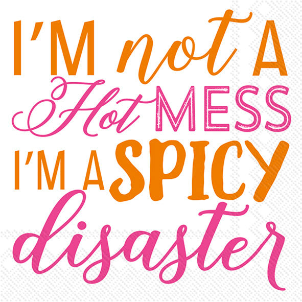 Spicy Disaster Cocktail Napkin