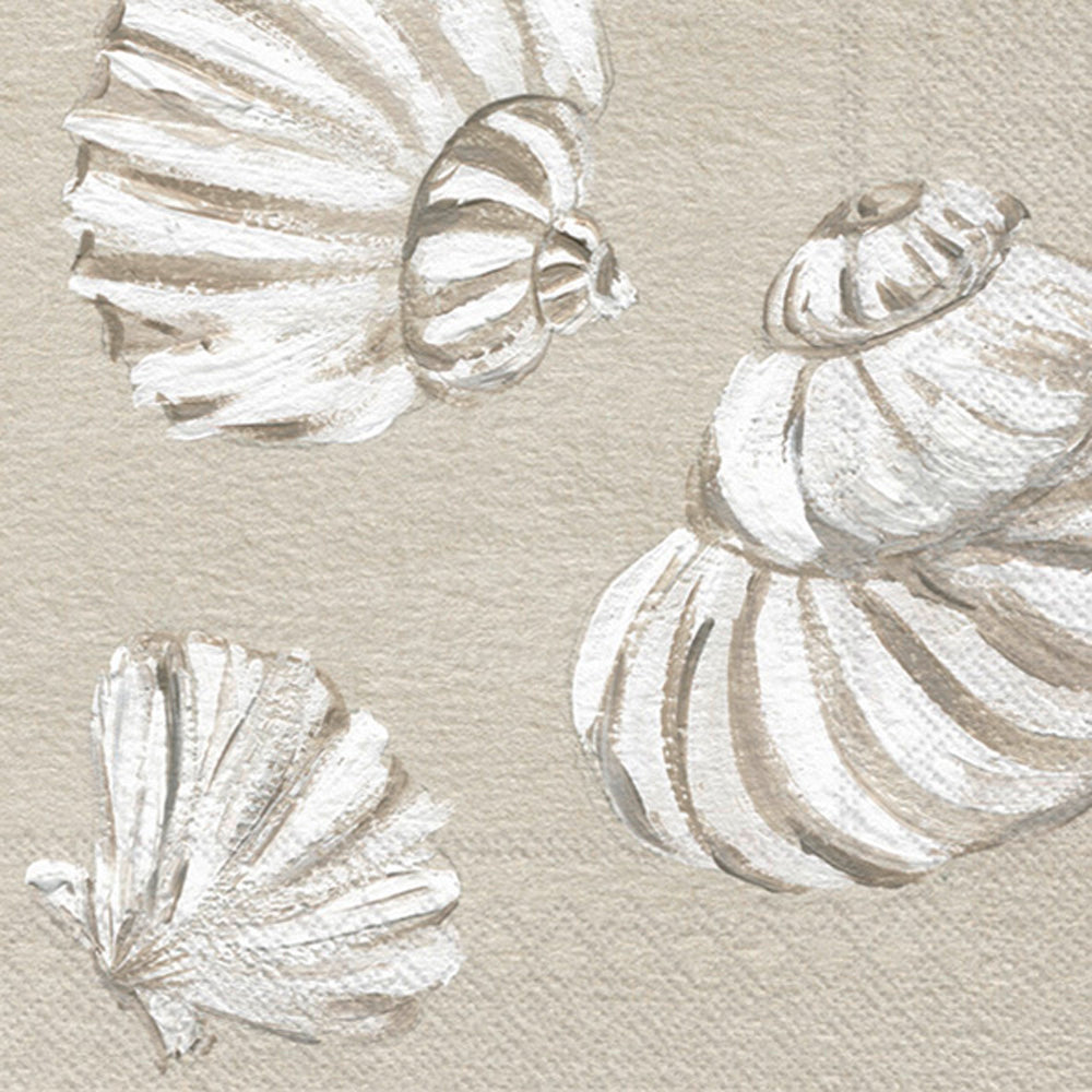 Beach Treasures Shells Cocktail Napkin