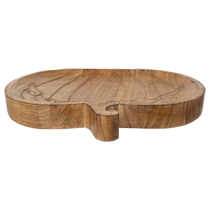 Engraved Pumpkin Tray Large