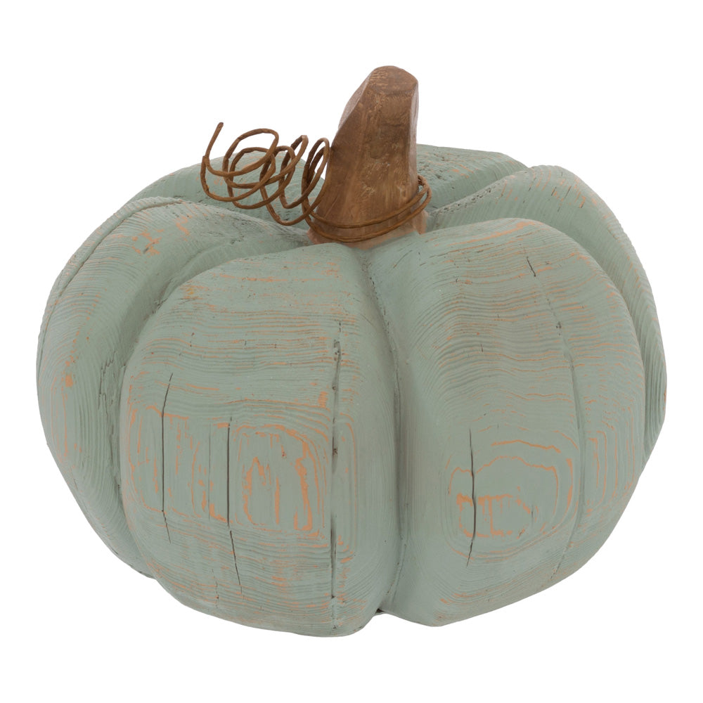 AQUA CARVED PUMPKIN