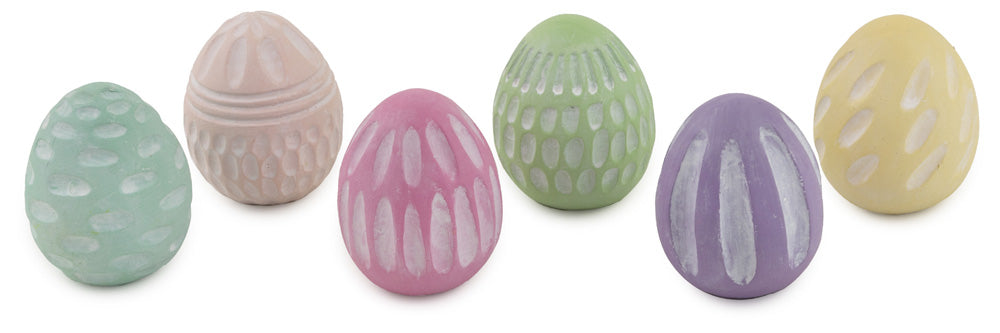 Collection Of Carved Eggs (Set of 6)