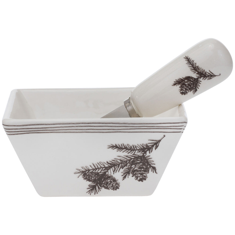 White Pine Bowl and Spreader