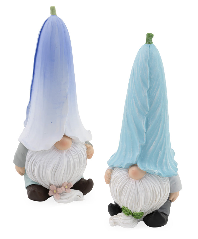 FLOWER PETAL HAT GNOMES S/2