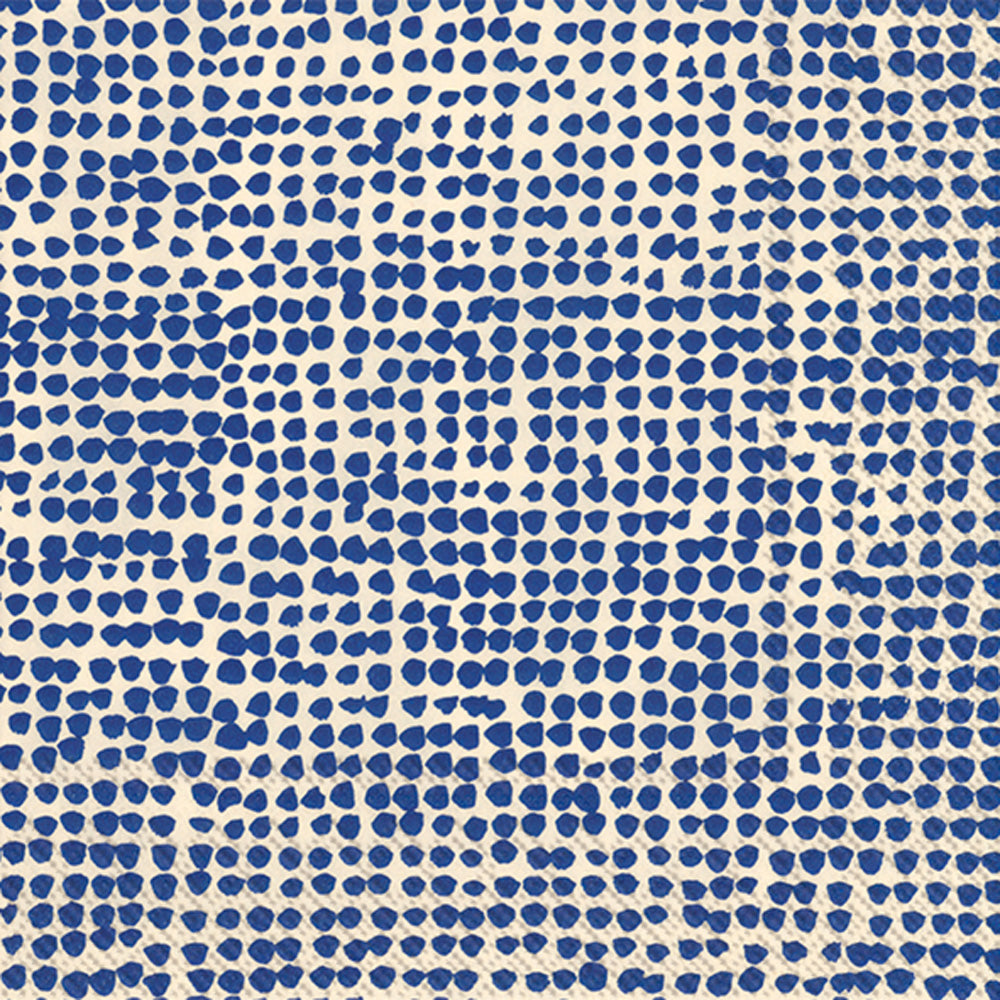 Orkanen Cocktail Napkin Linen Blue