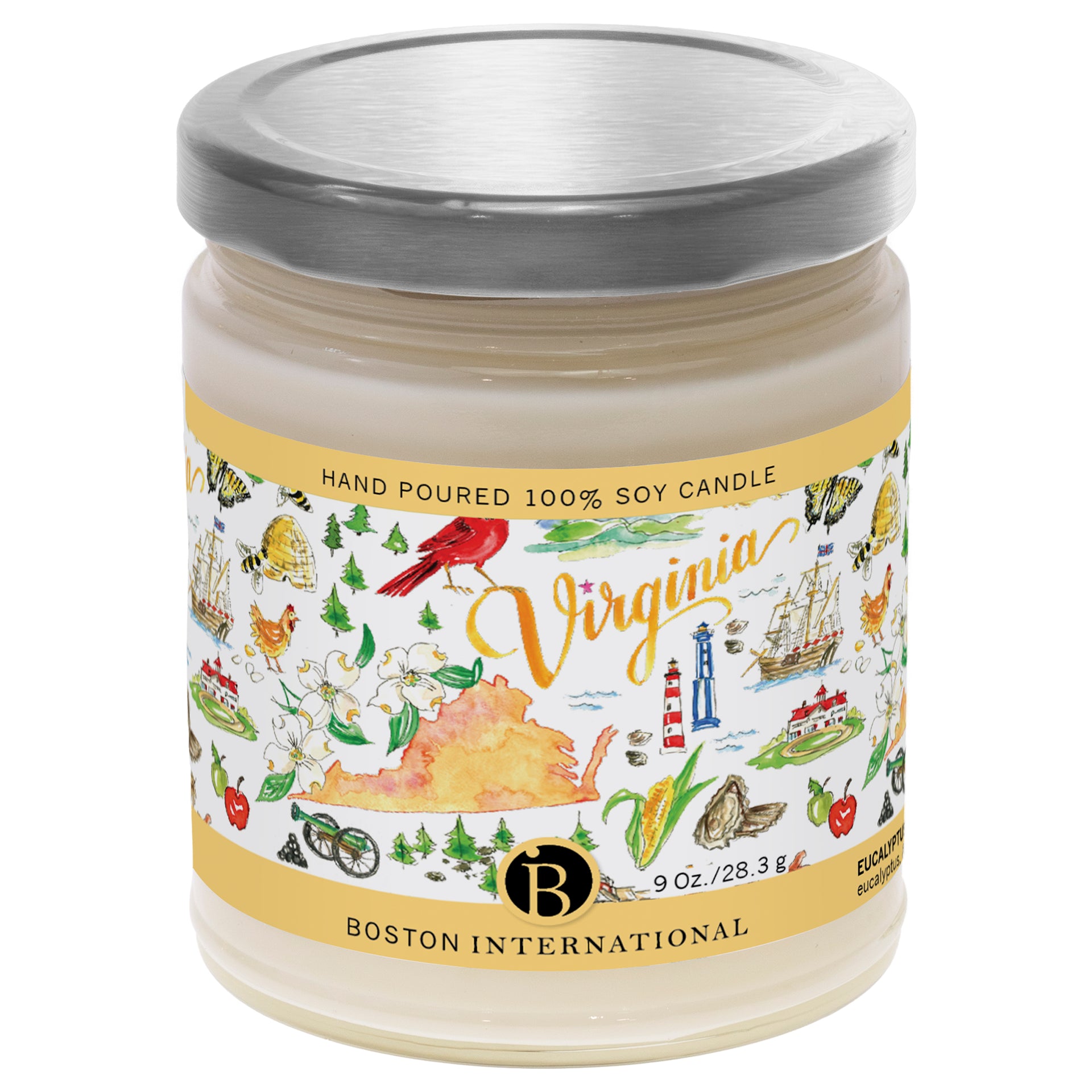 Virginia State Candle