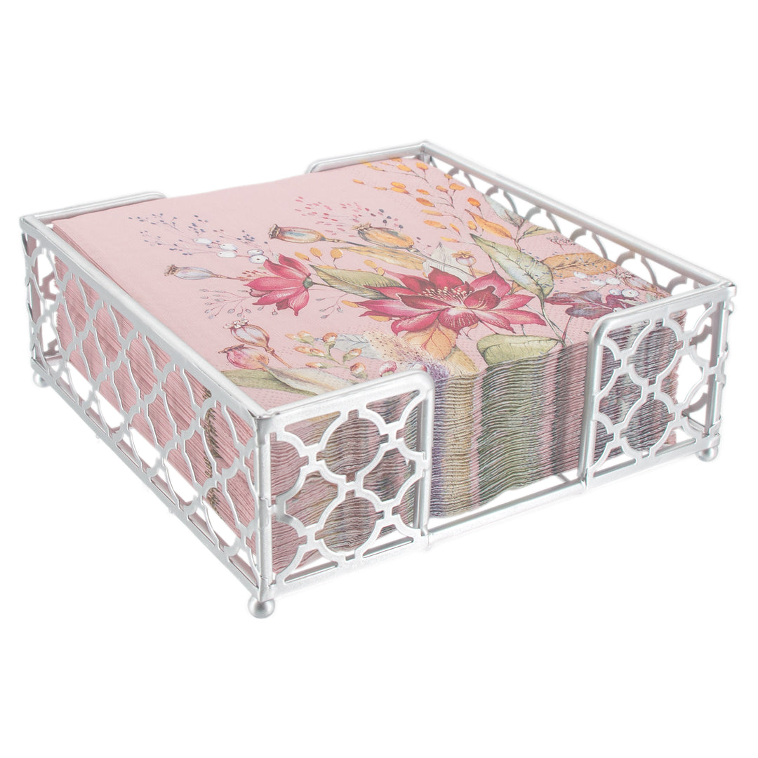 Trellis Lunch Caddy Silver