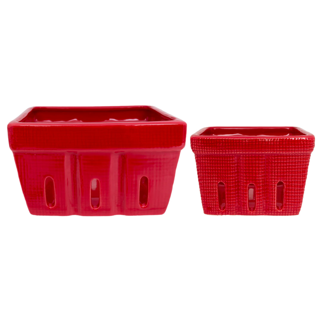 Red Berry Bowls (Set of 2)