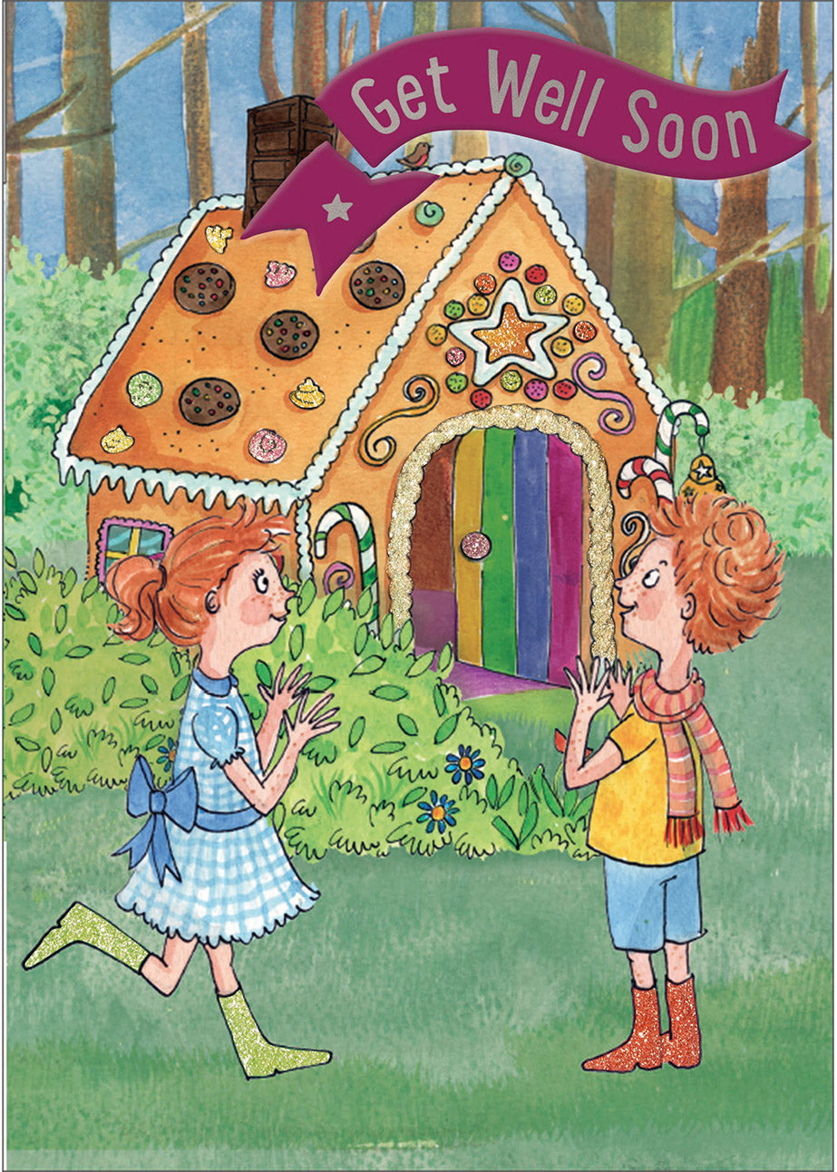 GET WELL CARD/HANSEL & GRETEL Inside: Get Well Soon